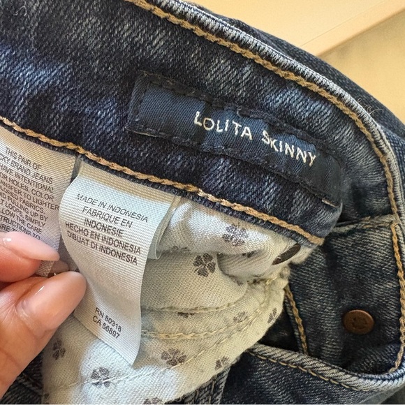 Lucky Brand Denim Low Rise Lolita Skinny Jeans - Picture 8 of 11